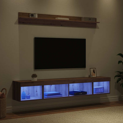 TV Wall Cabinet Set 5 pcs Artisan Oak Engineered Wood