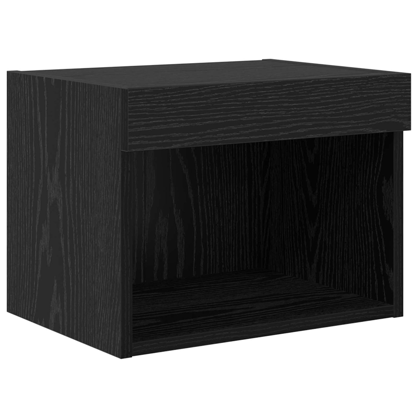 TV Wall Units with LED 5 pcs 40.5 x 30 x 102 cm Black Oak