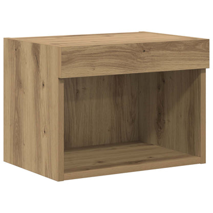 TV Wall Units with LED 5 pcs Artisan Oak Engineered Wood