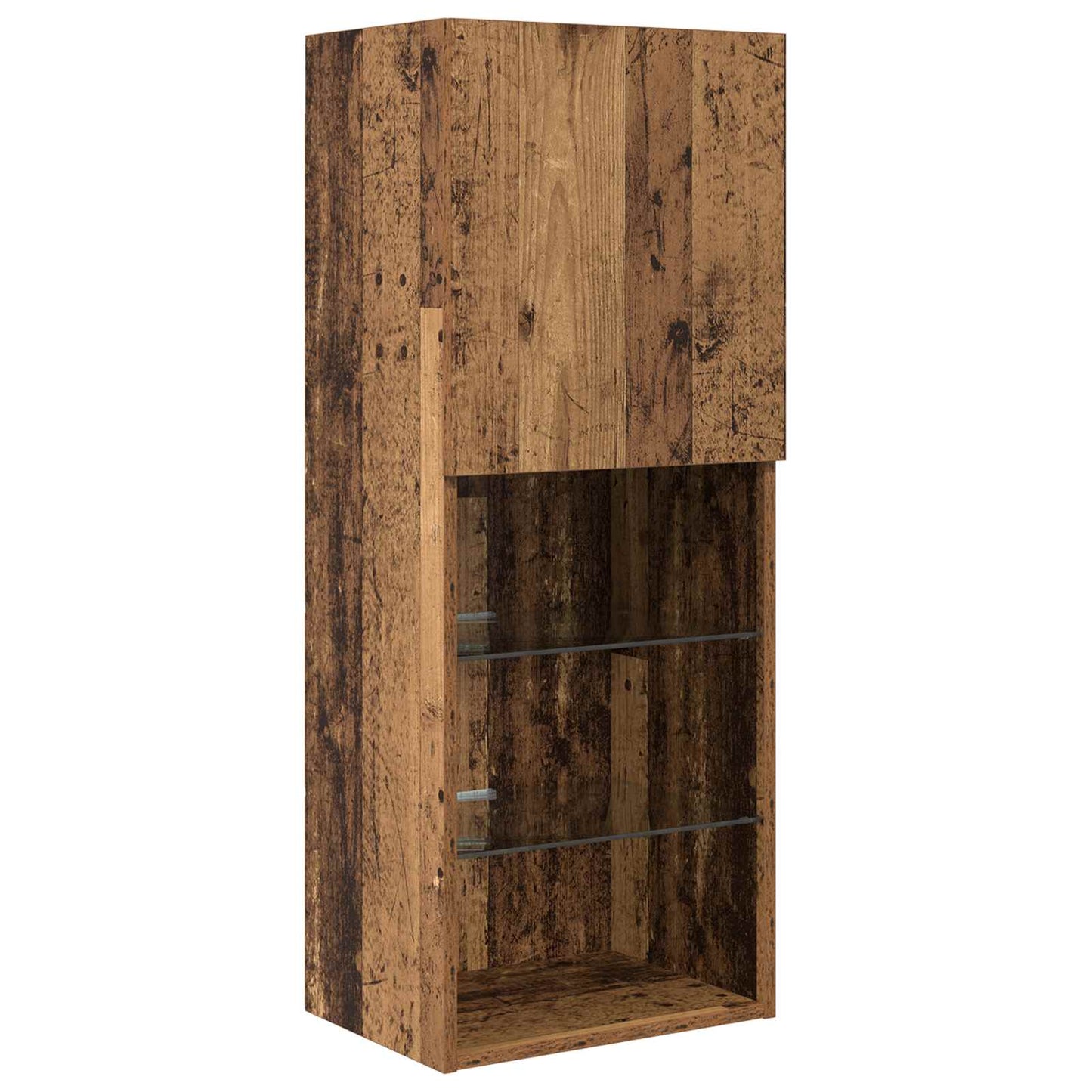 TV Wall Units Wall-mounted 6 pcs Old Wood Engineered Wood