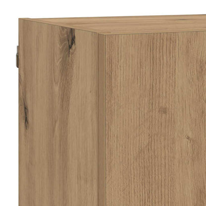 TV Wall Units with LED 5 pcs Artisan Oak Engineered Wood