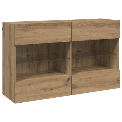 TV Wall Cabinet Set 6 pcs Artisan Oak Engineered Wood