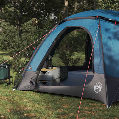 Dome Tent with Removable Rainfly Blue 4-Person