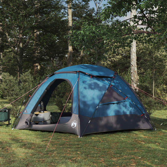 Dome Tent with Removable Rainfly 4-Person Blue