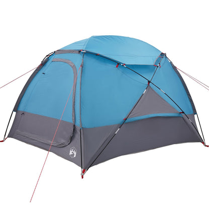 Dome Tent with Removable Rainfly Blue 4-Person
