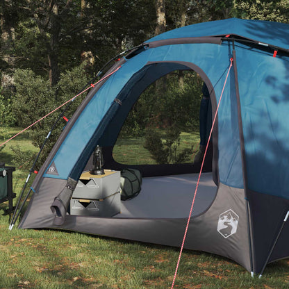 Dome Tent with Removable Rainfly Blue 8-Person