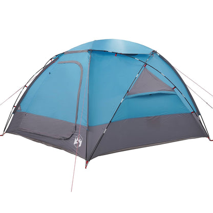 Dome Tent with Removable Rainfly Blue 8-Person