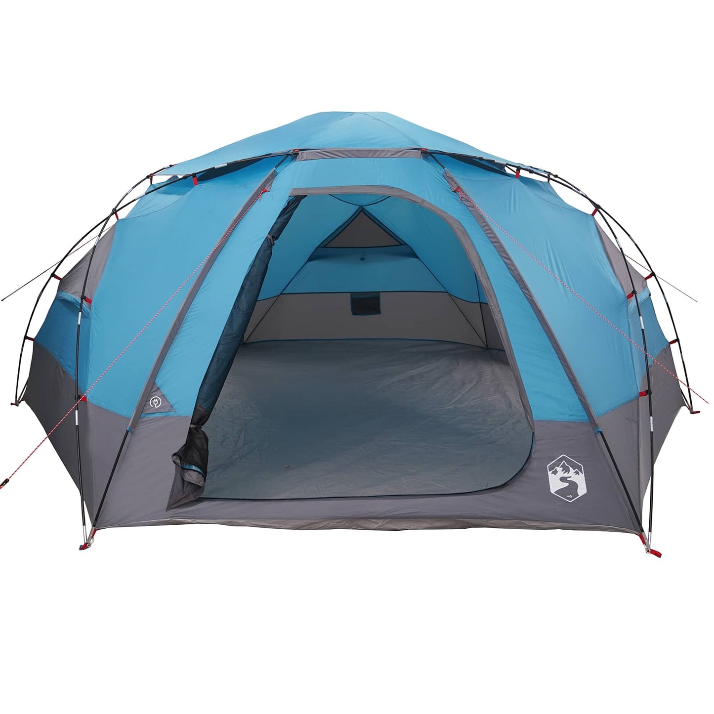 Dome Tent with Removable Rainfly Blue 8-Person