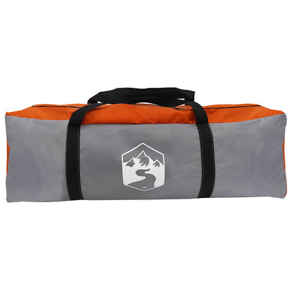 Family Tent Grey and Orange 5-Person
