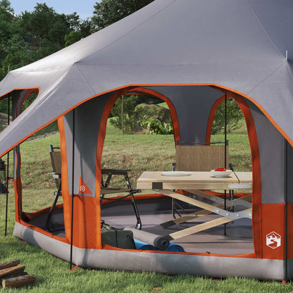 Family Tent Grey and Orange 5-Person
