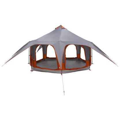 Family Tent Grey and Orange 5-Person