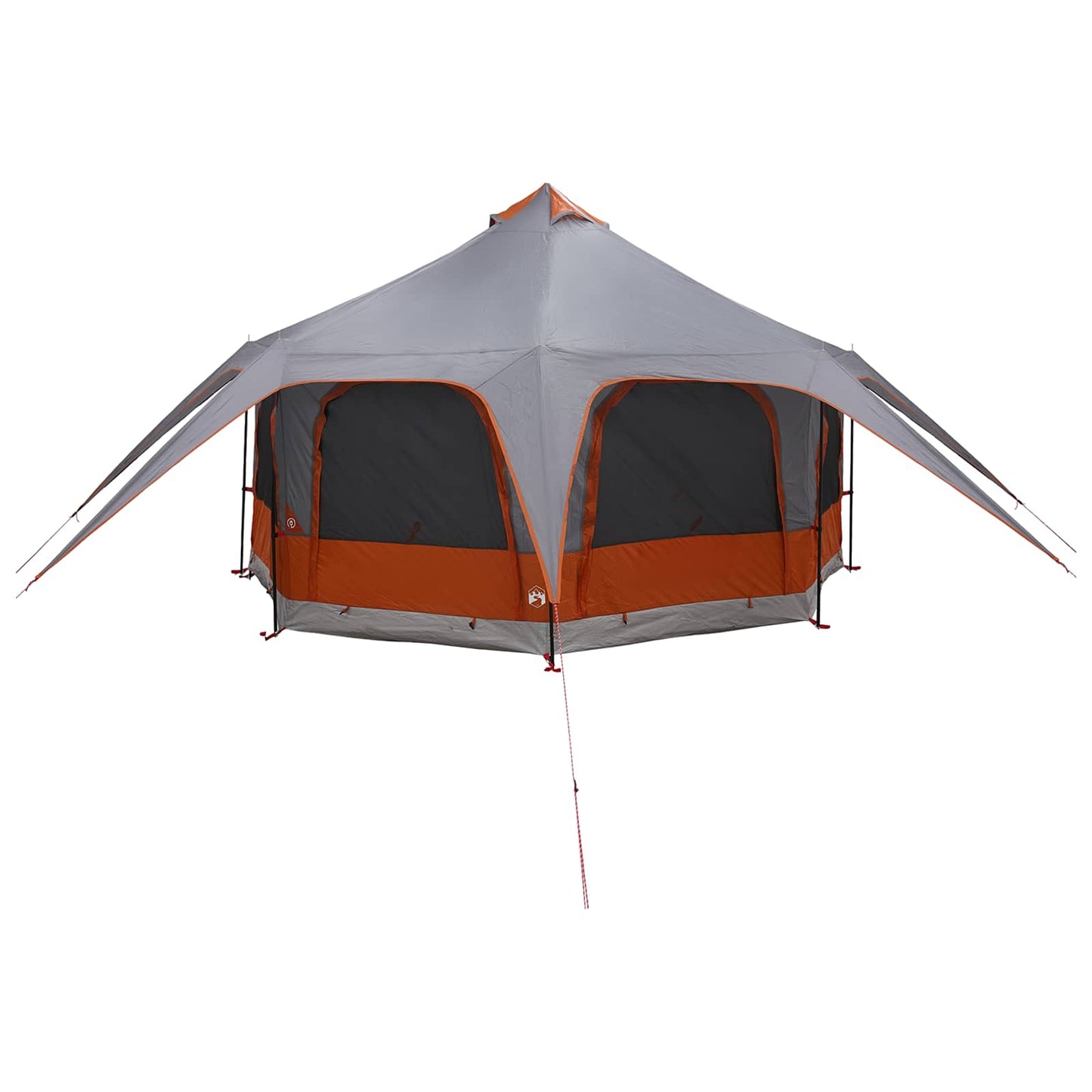 Family Tent Grey and Orange 5-Person