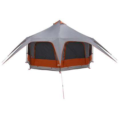 Family Tent Grey and Orange 5-Person