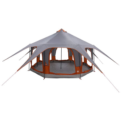 Family Tent Grey and Orange 5-Person
