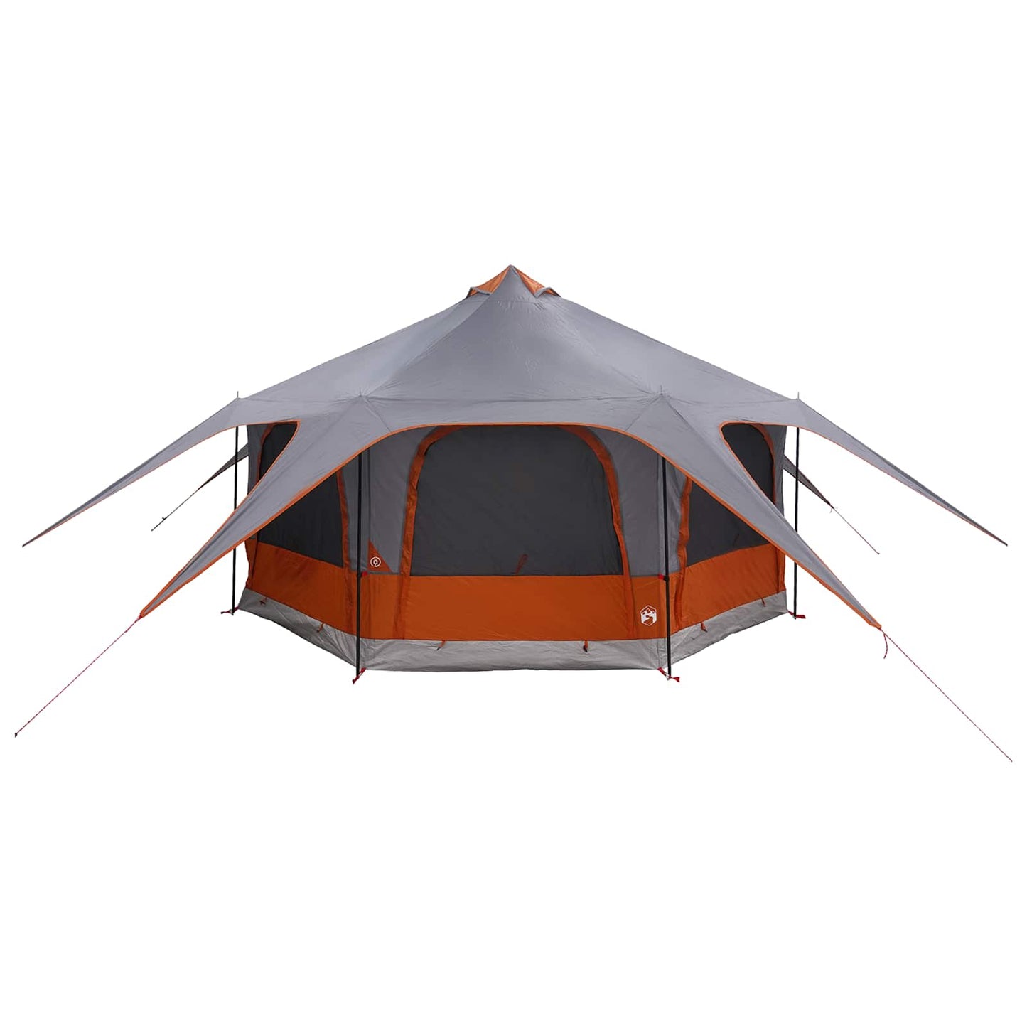 Family Tent Grey and Orange 5-Person