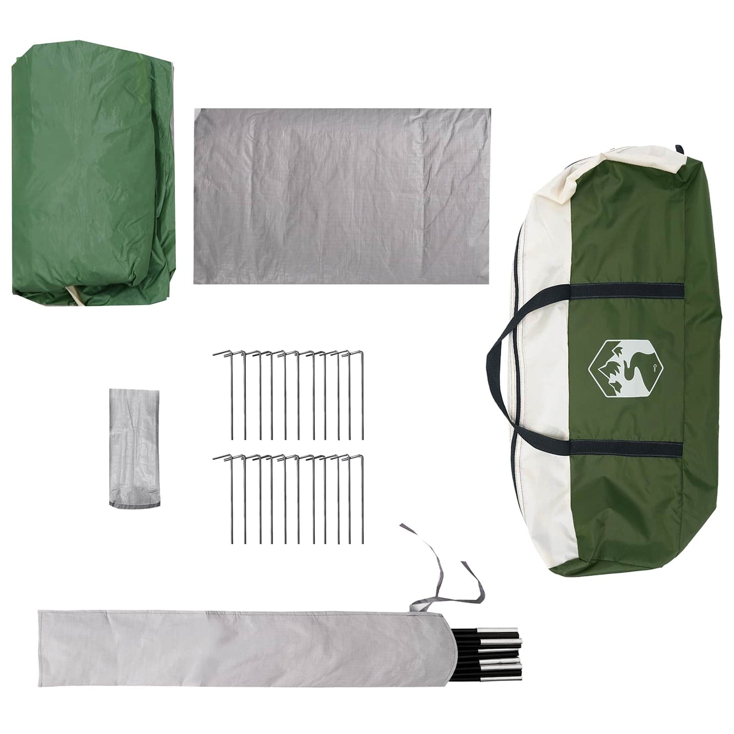 Tunnel Tent Green 520 x 260 x 175 cm