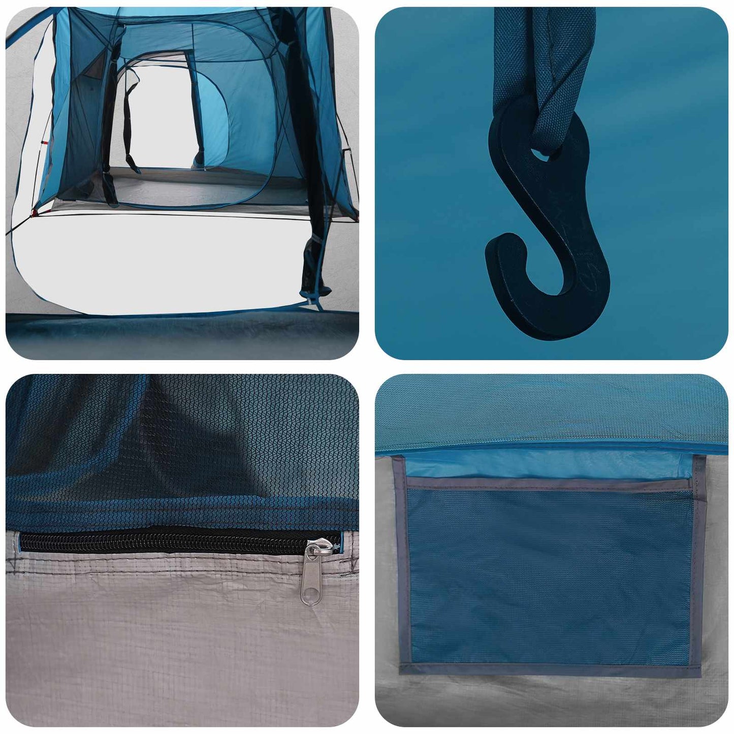 Tunnel Tent Blue 520 x 260 x 175 cm