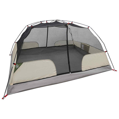 Backpacking Tent Green 2-Person 185T Polyester with PU Coating