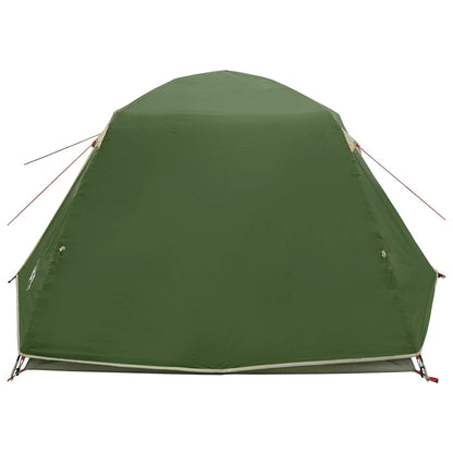 Backpacking Tent Green 2-Person 185T Polyester with PU Coating