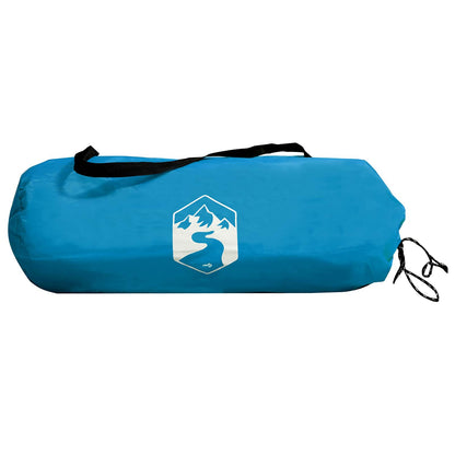 Backpacking Tent Blue 2-Person 185T Polyester with PU Coating