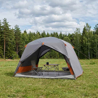 Backpacking Tent Grey and Orange 2-Person