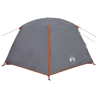 Backpacking Tent Grey and Orange 4-Person