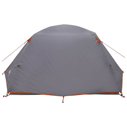 Backpacking Tent Grey and Orange 4-Person