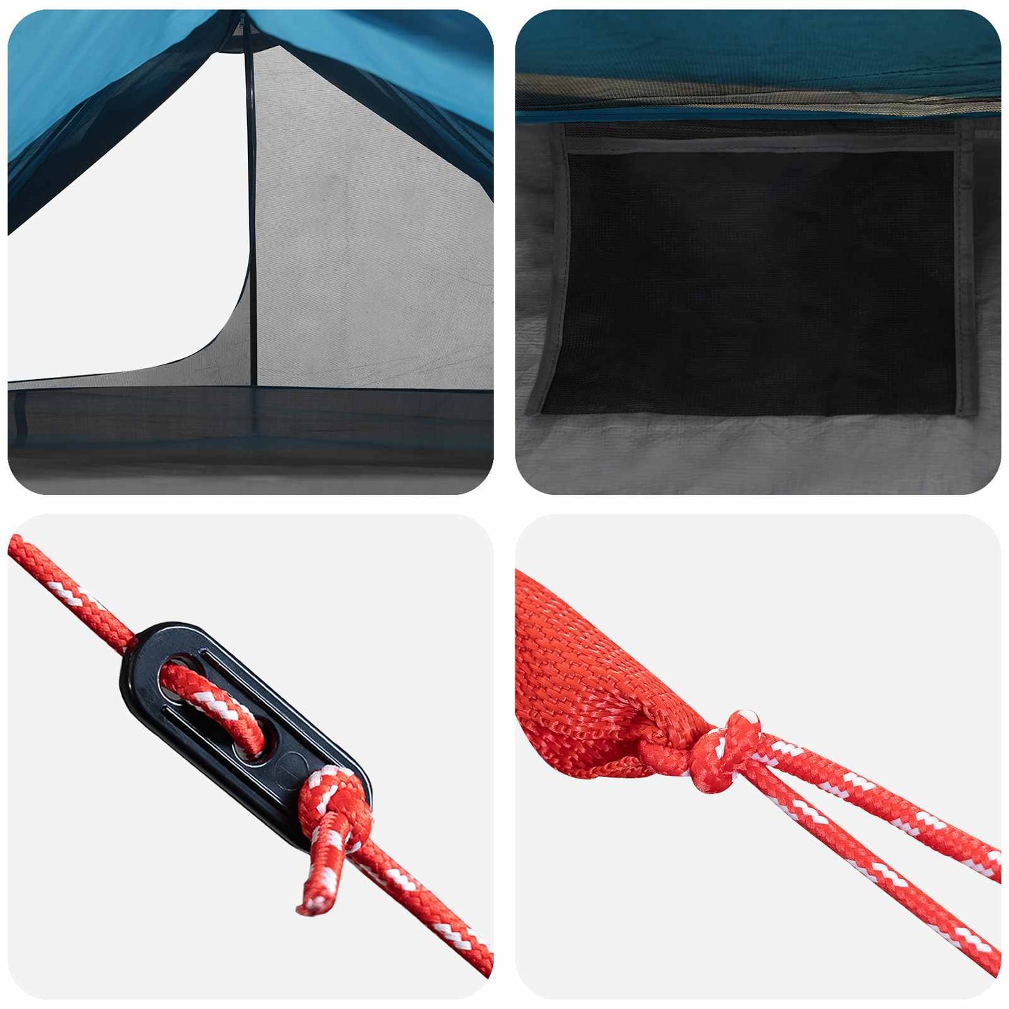 Backpacking Tent Blue 222 x 85 x 125 cm