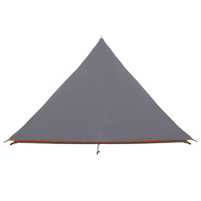 Backpacking Tent Grey and Orange 222 x 85 x 125 cm