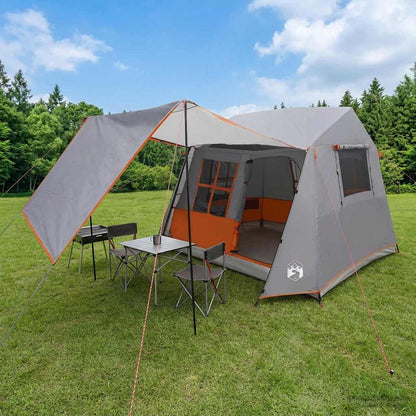 Tunnel Tent Grey and Orange 275 x 240 x 200 cm