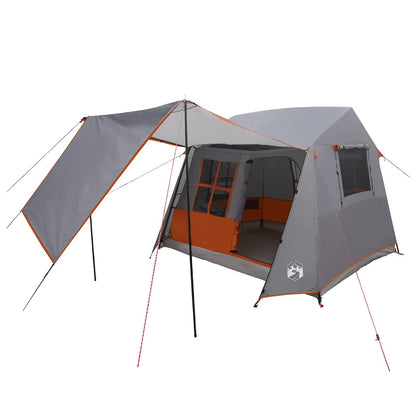 Tunnel Tent Grey and Orange 275 x 240 x 200 cm