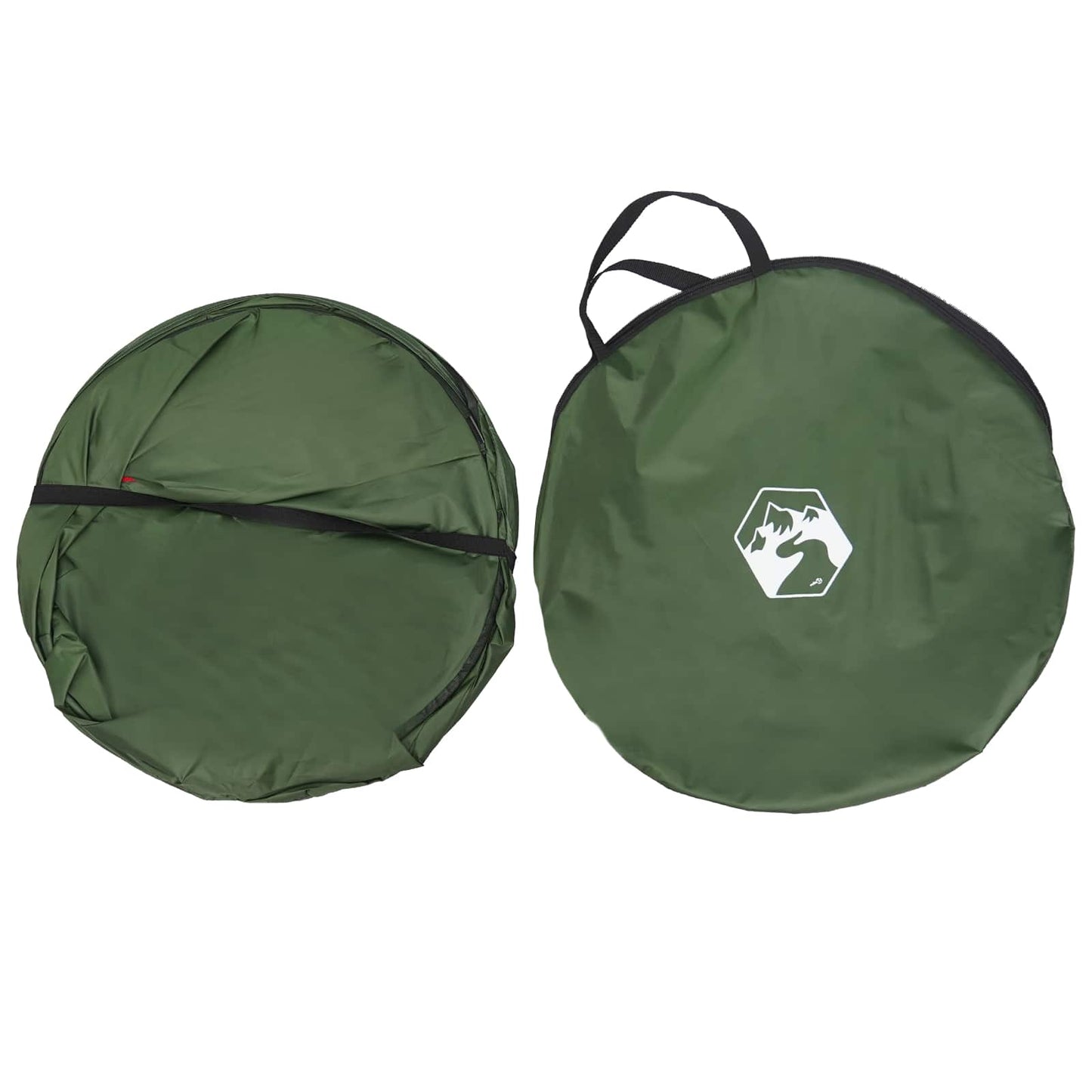 Pop-up Toilet Tent with Hanging Rope Green 97 x 126 cm