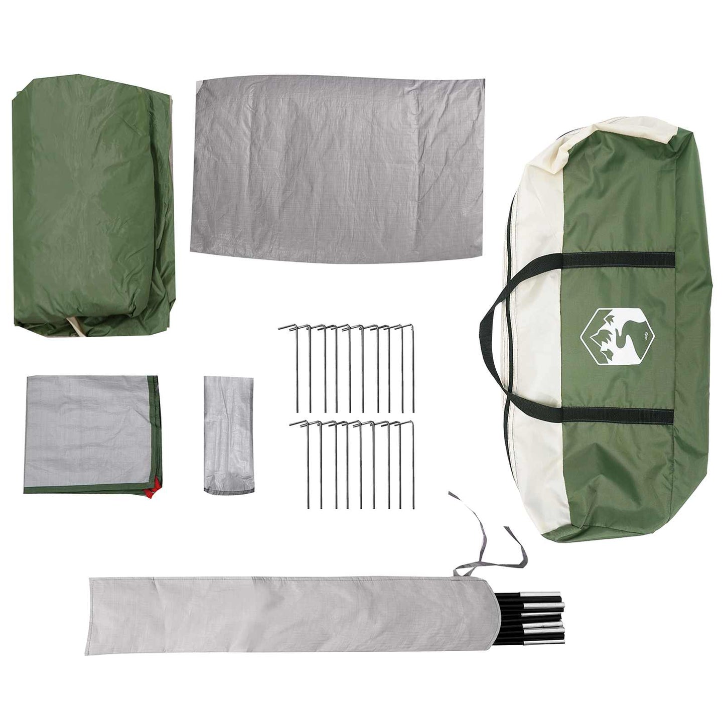 Tunnel Tent Green 390 x 215 x 152 cm