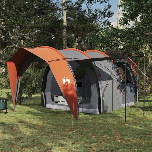 Tunnel Tent 4-Person Grey and Orange