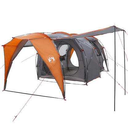 Tunnel Tent Grey and Orange 382 x 262 x 214 cm