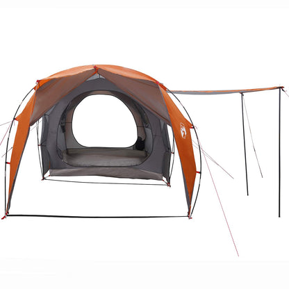 Tunnel Tent Grey and Orange 382 x 262 x 214 cm