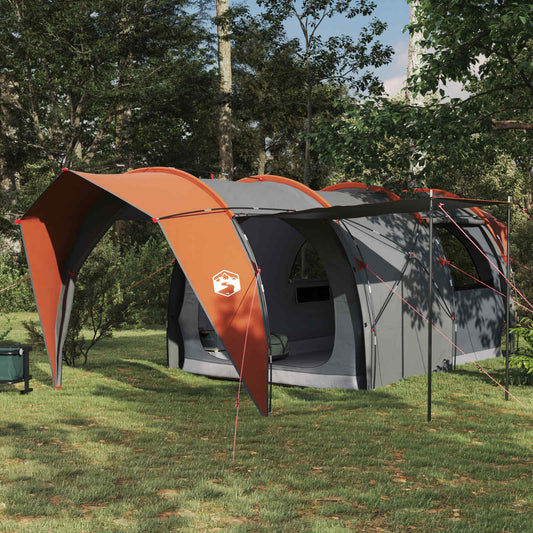 Tunnel Tent 6-Person Grey and Orange