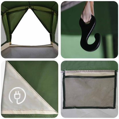 Family Tent Green 550 x 555 x 208 cm