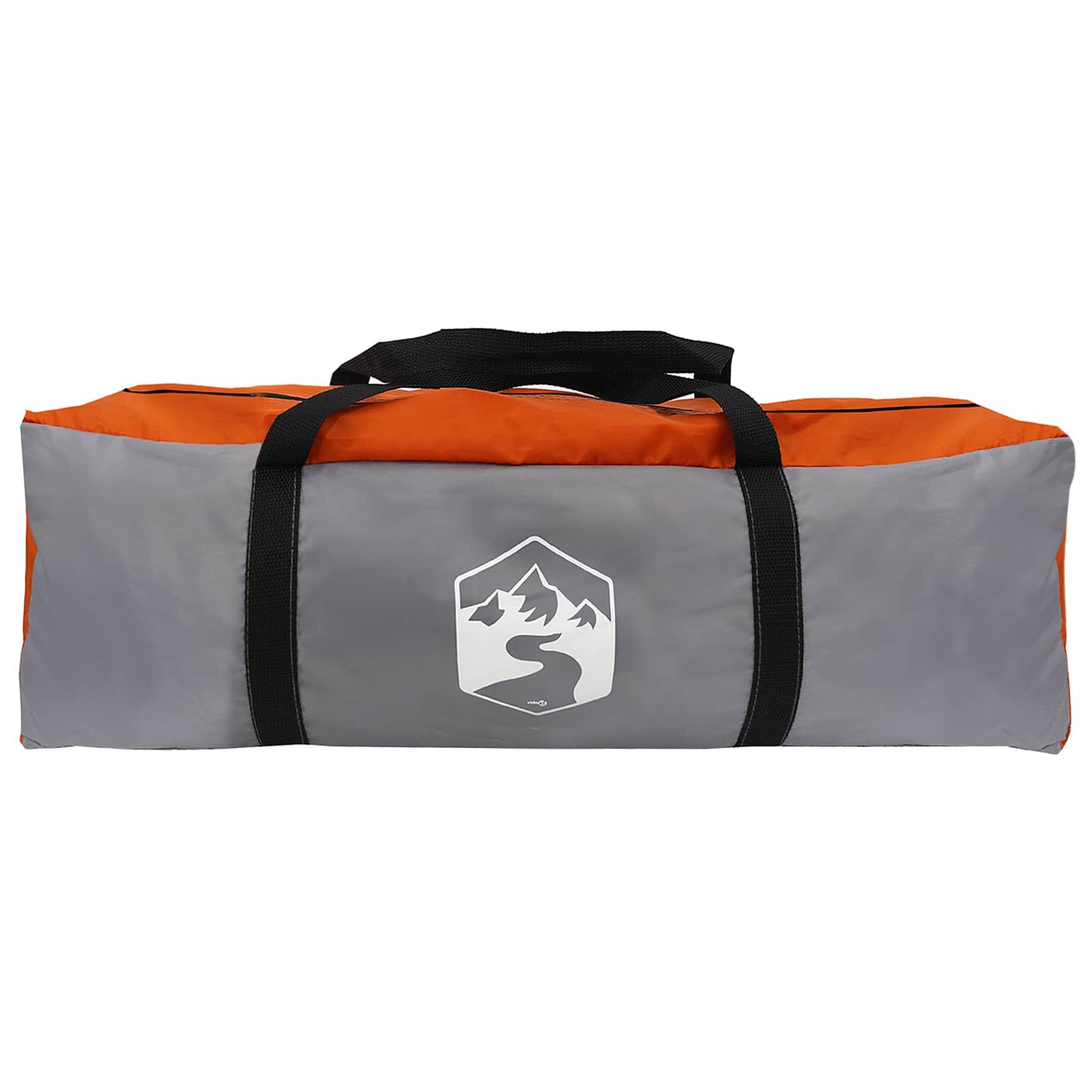Family Tent Grey and Orange 550 x 555 x 208 cm