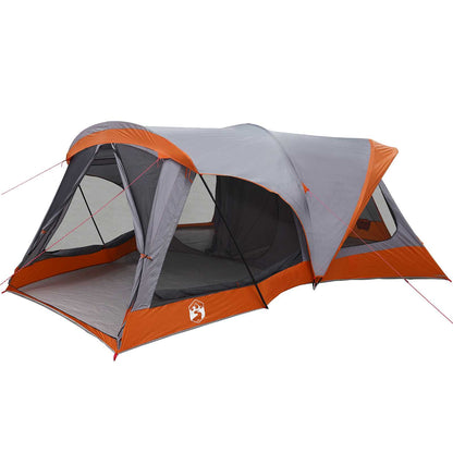 Family Tent Grey and Orange 550 x 555 x 208 cm