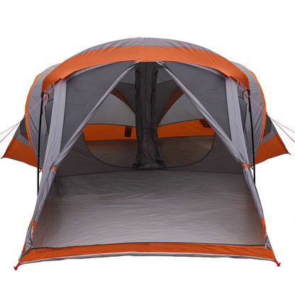 Family Tent Grey and Orange 550 x 555 x 208 cm