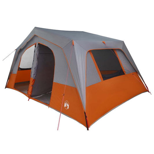 Family Tent 533 x 312 x 230 cm Grey and Orange
