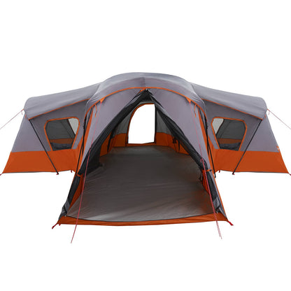 Family Tent Grey and Orange 610 x 610 x 210 cm
