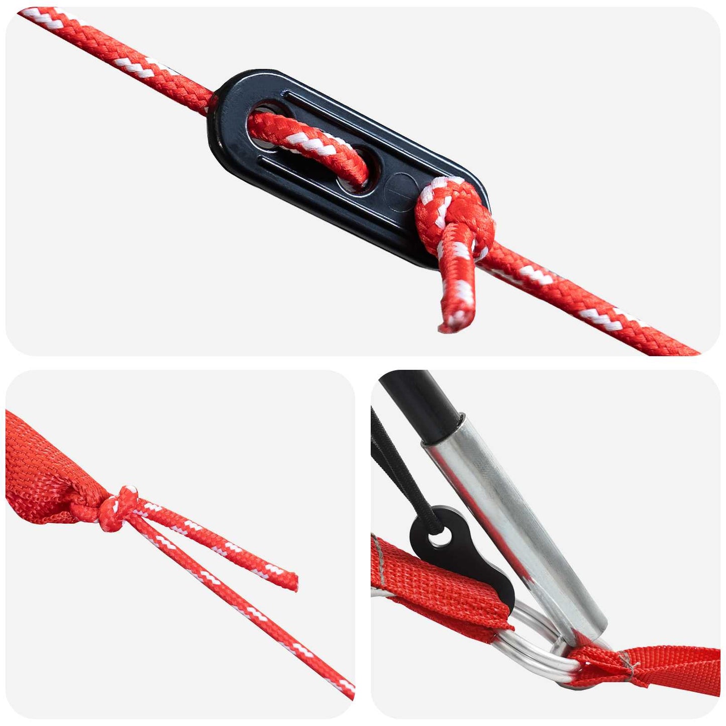 Tunnel Tent Grey and Orange 675 x 392 x 210 cm