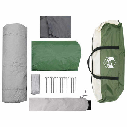 Instant Tent Green 8-Person 185T Polyester with PU Coating