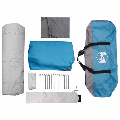Instant Tent Blue 8-Person 185T Polyester with PU Coating