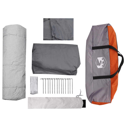 Instant Tent Grey and Orange 8-Person