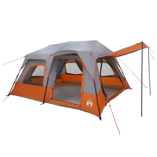 Instant Tent 8-Person Grey and Orange