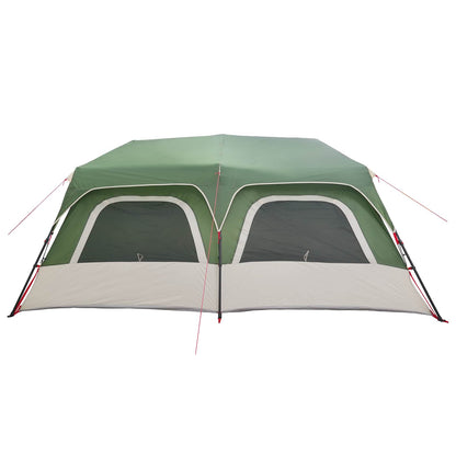 Instant Tent Green 10-Person 185T Polyester with PU Coating