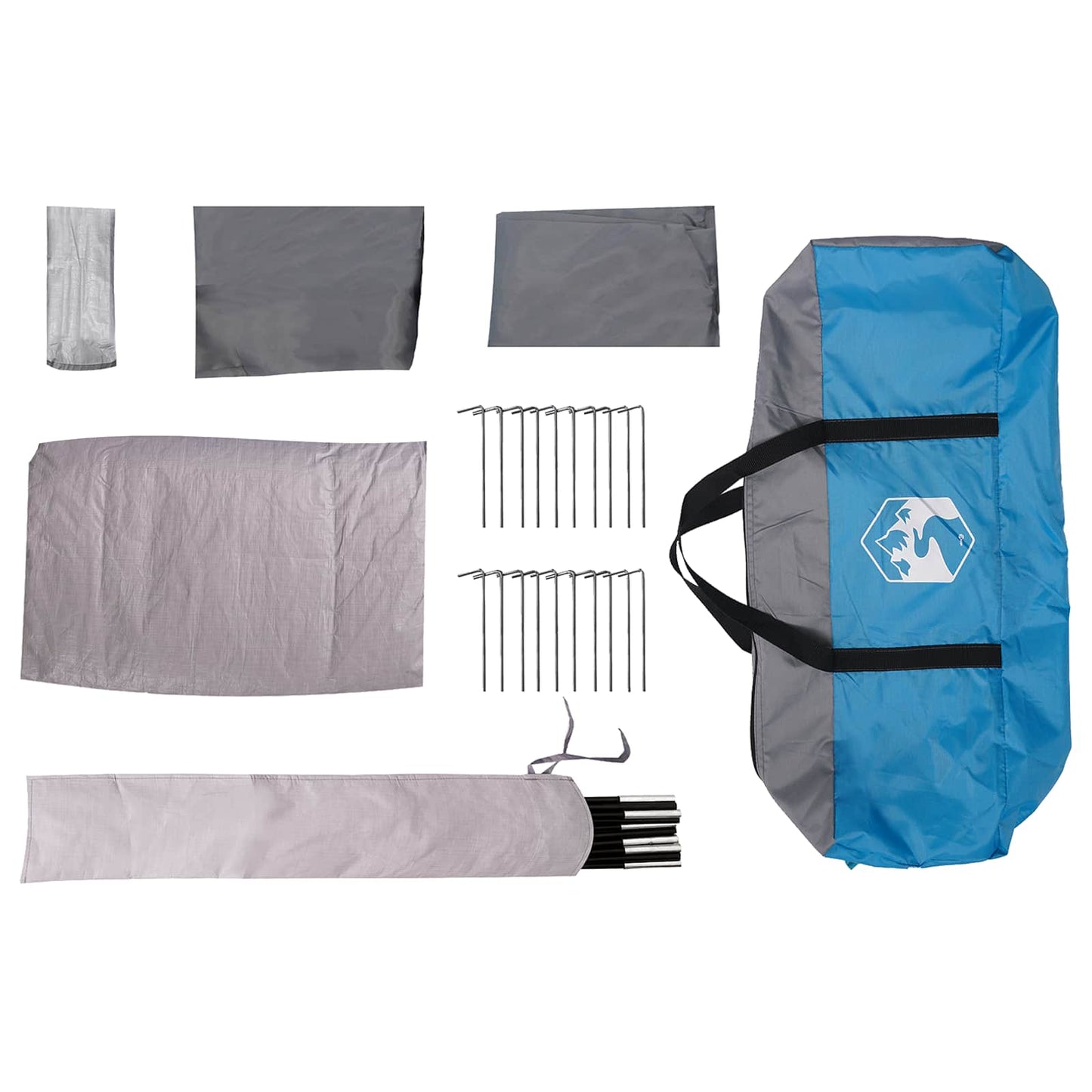Instant Tent Blue 524 x 232 x 192 cm